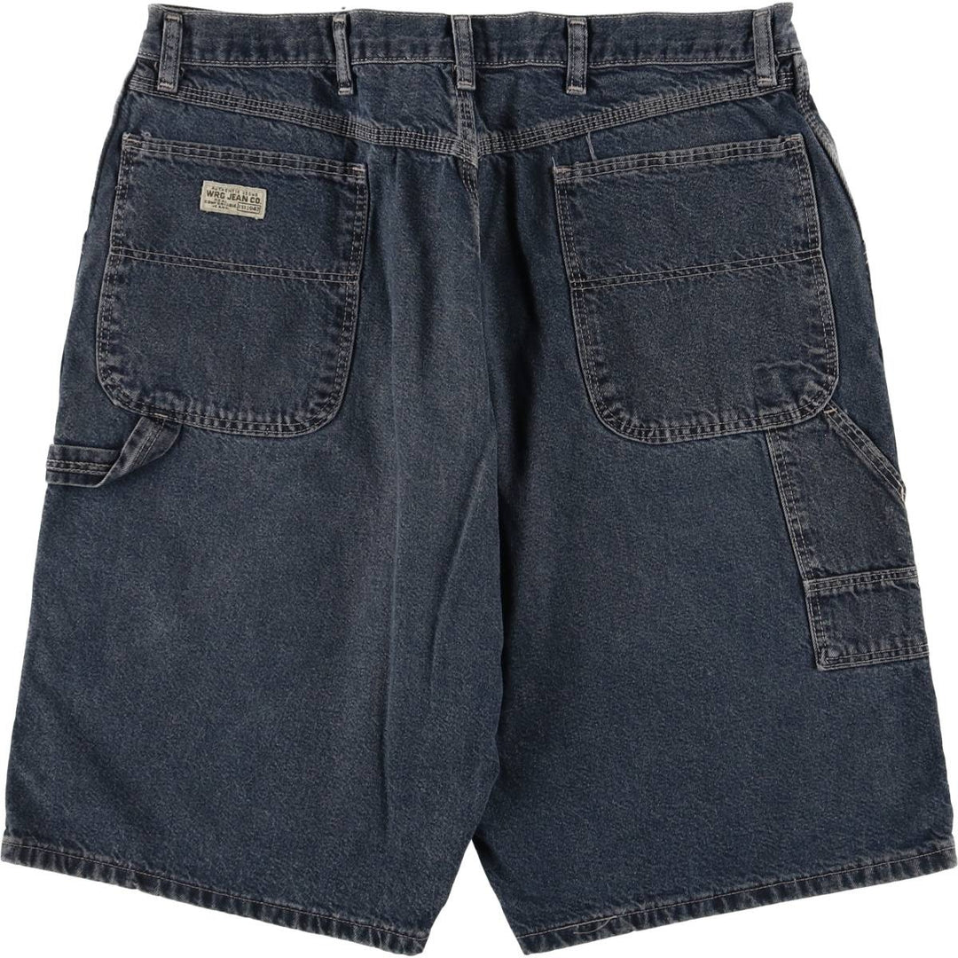 WRG JEAN CO Denim Painter Shorts, Made in USA, Men's, W35 equivalent cotton blue type Vintage Second Hand