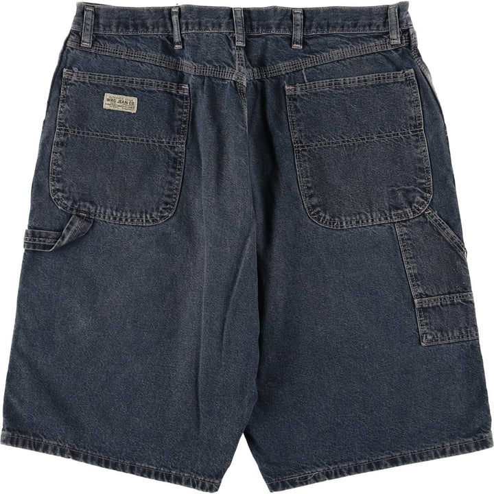 WRG JEAN CO Denim Painter Shorts, Made in USA, Men's, W35 equivalent cotton blue type Vintage Second Hand