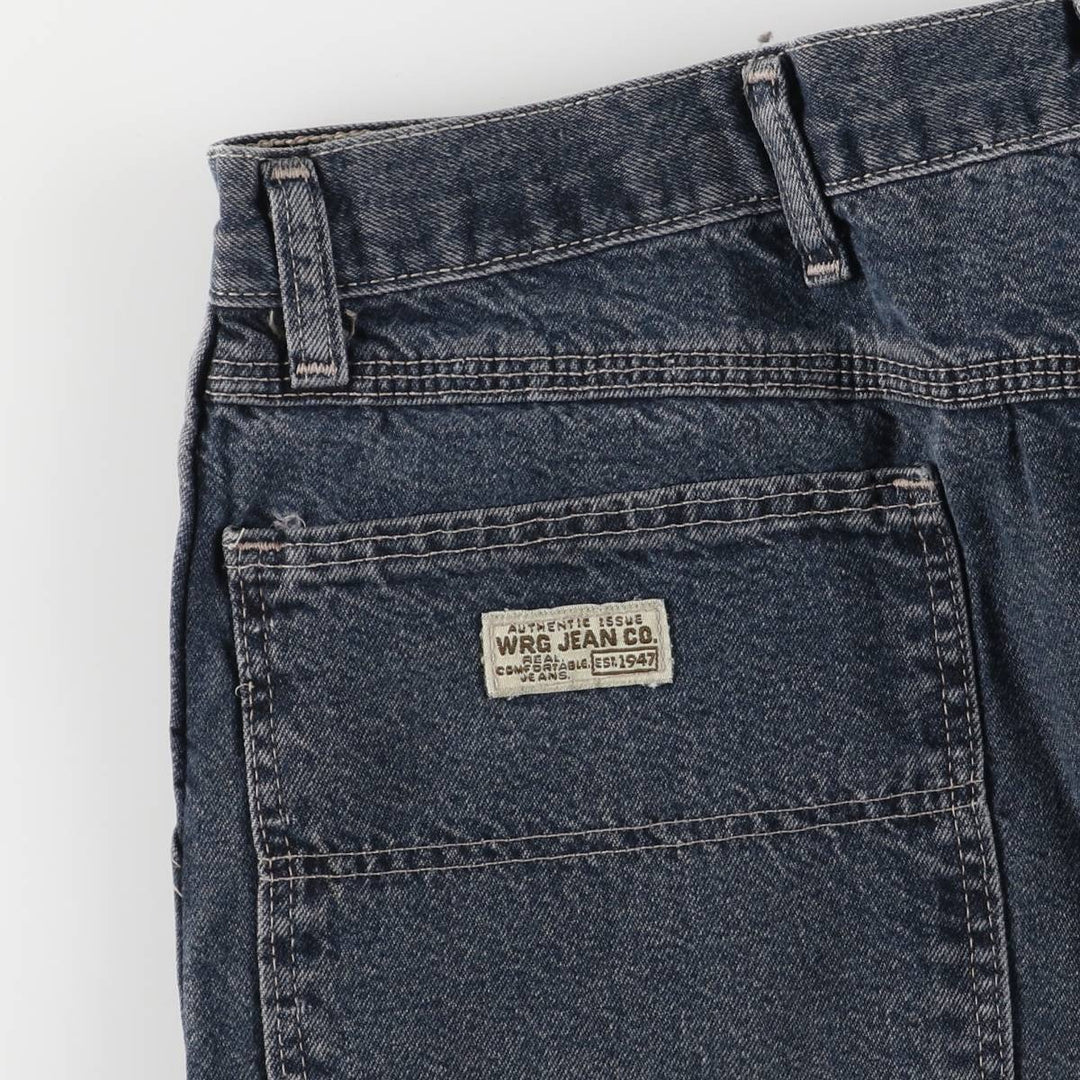 WRG JEAN CO Denim Painter Shorts, Made in USA, Men's, W35 equivalent cotton blue type Vintage Second Hand