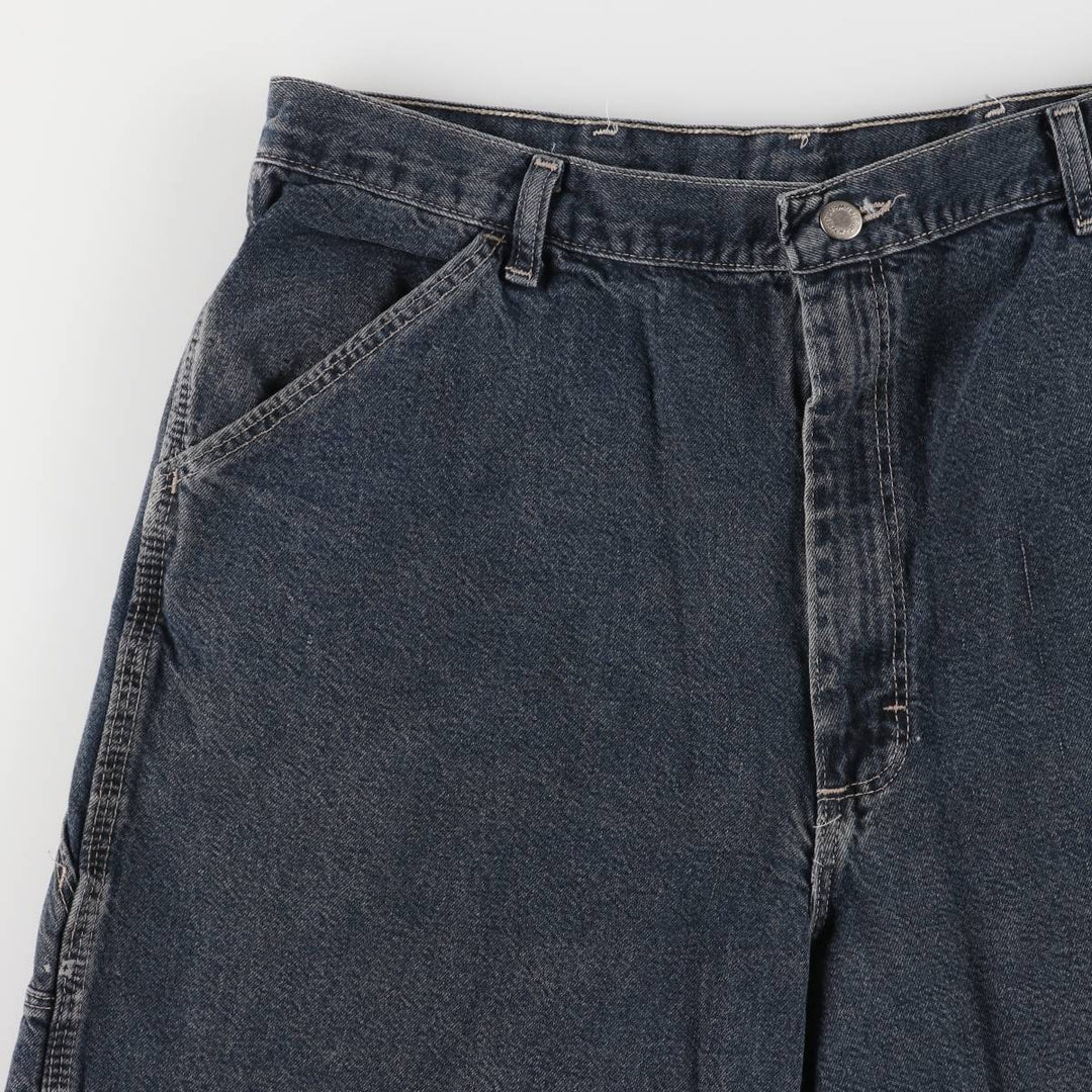WRG JEAN CO Denim Painter Shorts, Made in USA, Men's, W35 equivalent cotton blue type Vintage Second Hand