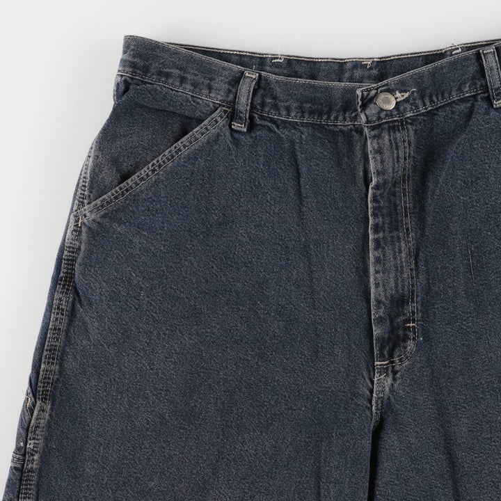 WRG JEAN CO Denim Painter Shorts, Made in USA, Men's, W35 equivalent cotton blue type Vintage Second Hand
