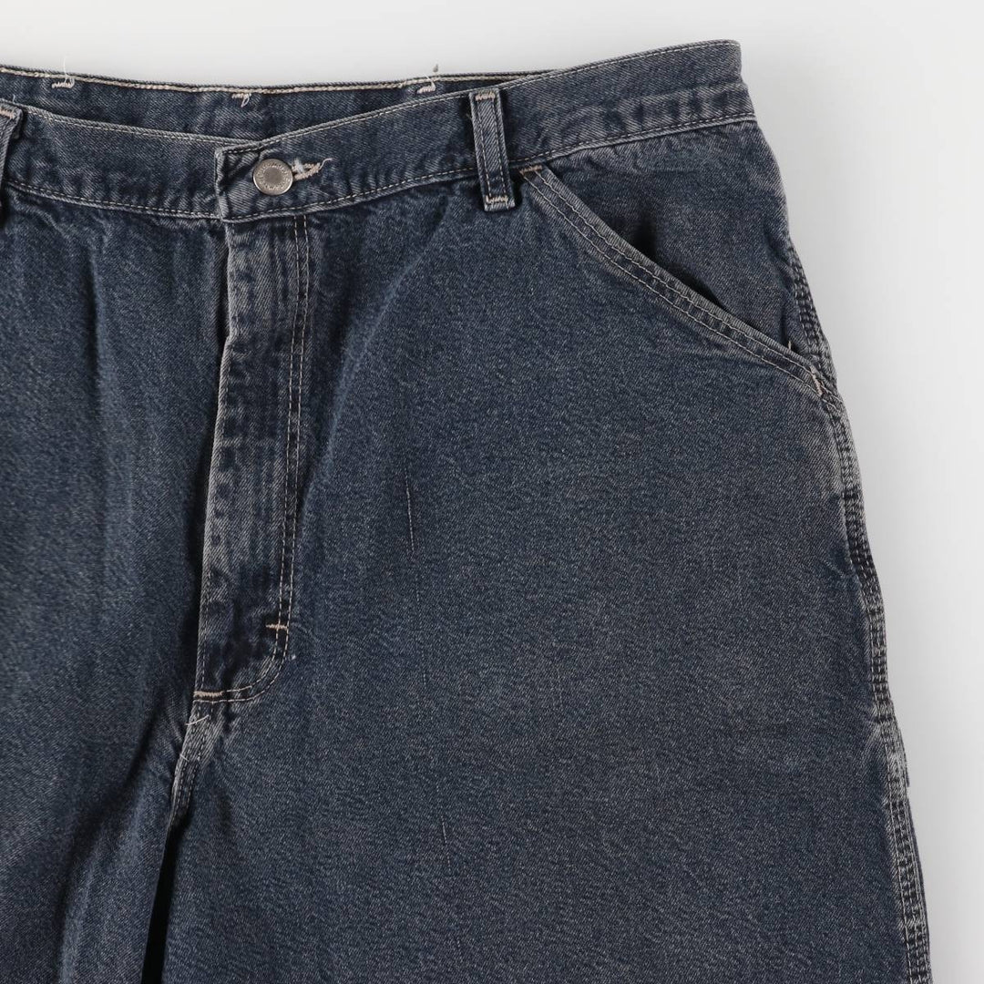WRG JEAN CO Denim Painter Shorts, Made in USA, Men's, W35 equivalent cotton blue type Vintage Second Hand