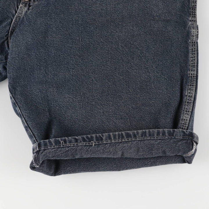 WRG JEAN CO Denim Painter Shorts, Made in USA, Men's, W35 equivalent cotton blue type Vintage Second Hand