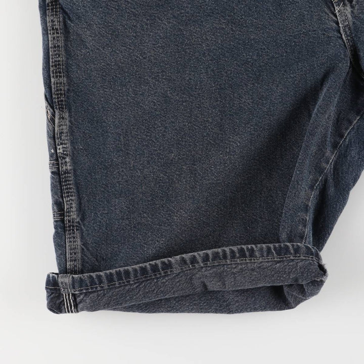 WRG JEAN CO Denim Painter Shorts, Made in USA, Men's, W35 equivalent cotton blue type Vintage Second Hand