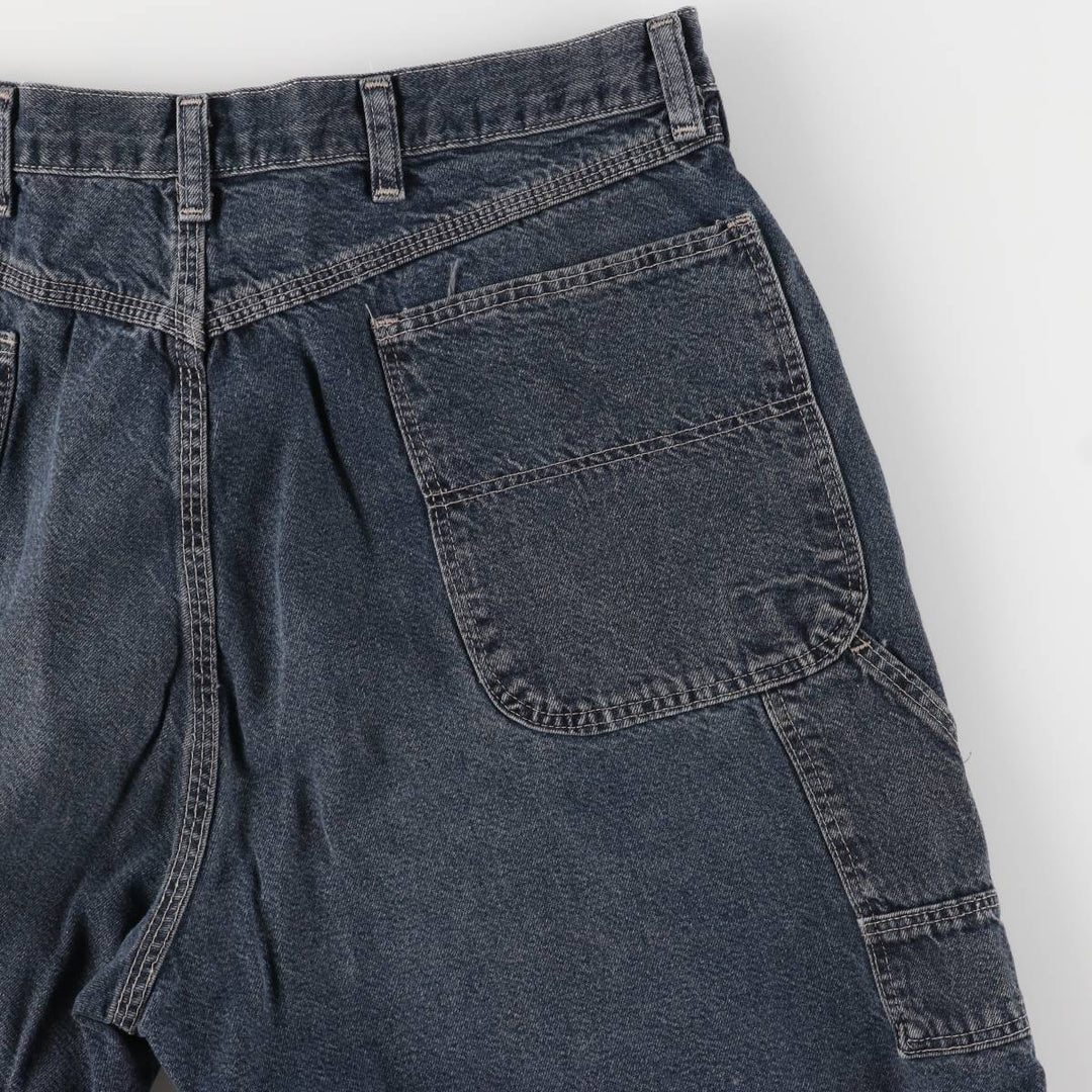 WRG JEAN CO Denim Painter Shorts, Made in USA, Men's, W35 equivalent cotton blue type Vintage Second Hand