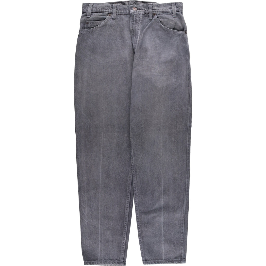 90'S Levi's 40550-0262 Tapered Denim Pants, Made in USA, Men's, Size W31, Vintage cotton gray type Vintage Second Hand