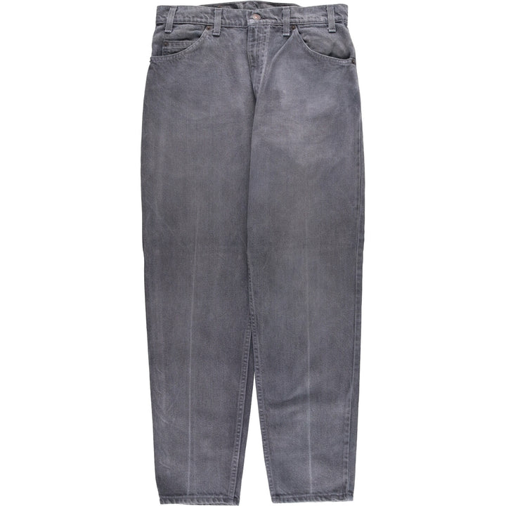 90'S Levi's 40550-0262 Tapered Denim Pants, Made in USA, Men's, Size W31, Vintage cotton gray type Vintage Second Hand