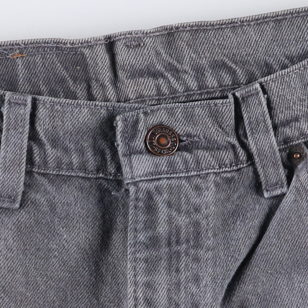 90'S Levi's 40550-0262 Tapered Denim Pants, Made in USA, Men's, Size W31, Vintage cotton gray type Vintage Second Hand