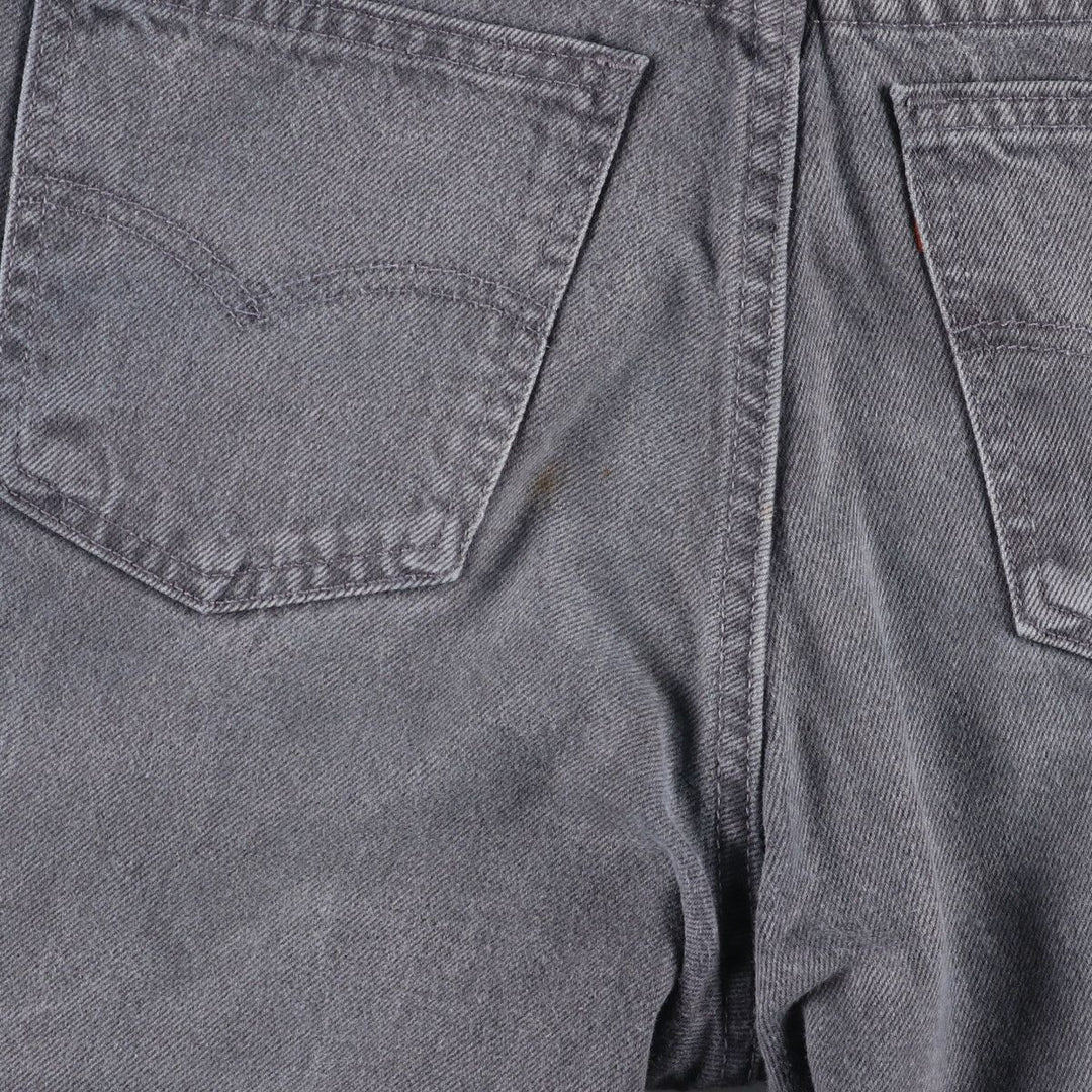 90'S Levi's 40550-0262 Tapered Denim Pants, Made in USA, Men's, Size W31, Vintage cotton gray type Vintage Second Hand