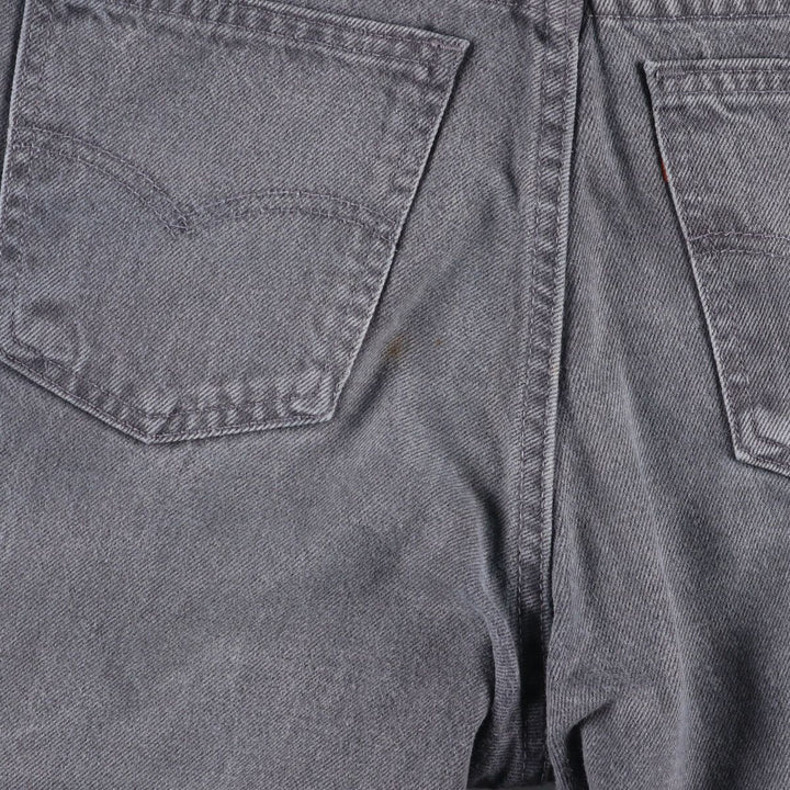 90'S Levi's 40550-0262 Tapered Denim Pants, Made in USA, Men's, Size W31, Vintage cotton gray type Vintage Second Hand