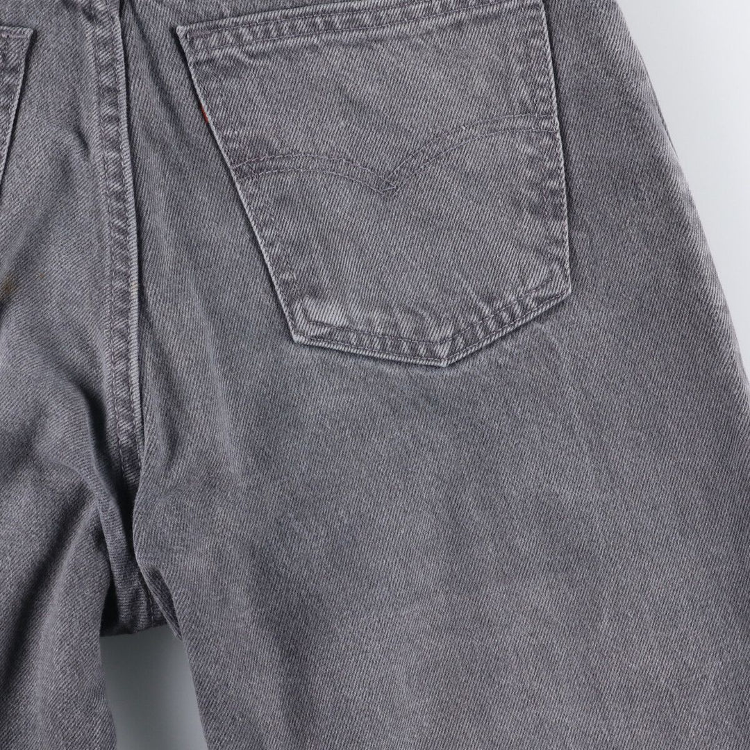 90'S Levi's 40550-0262 Tapered Denim Pants, Made in USA, Men's, Size W31, Vintage cotton gray type Vintage Second Hand