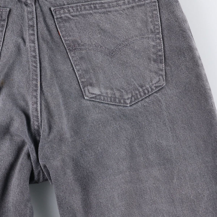 90'S Levi's 40550-0262 Tapered Denim Pants, Made in USA, Men's, Size W31, Vintage cotton gray type Vintage Second Hand