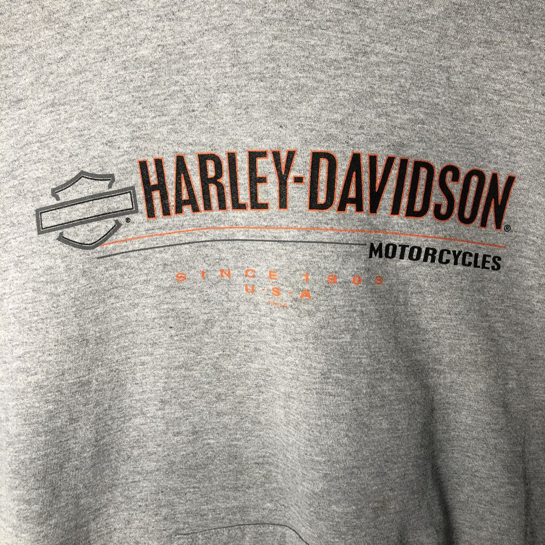 Harley-Davidson Sweatshirt Pullover Hoodie Men's XL cotton gray type Vintage Second Hand