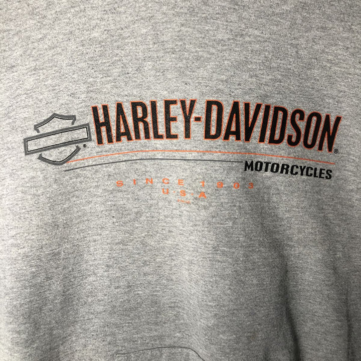 Harley-Davidson Sweatshirt Pullover Hoodie Men's XL cotton gray type Vintage Second Hand