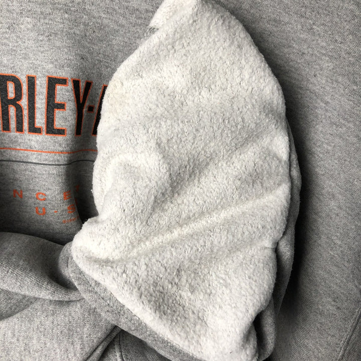 Harley-Davidson Sweatshirt Pullover Hoodie Men's XL cotton gray type Vintage Second Hand