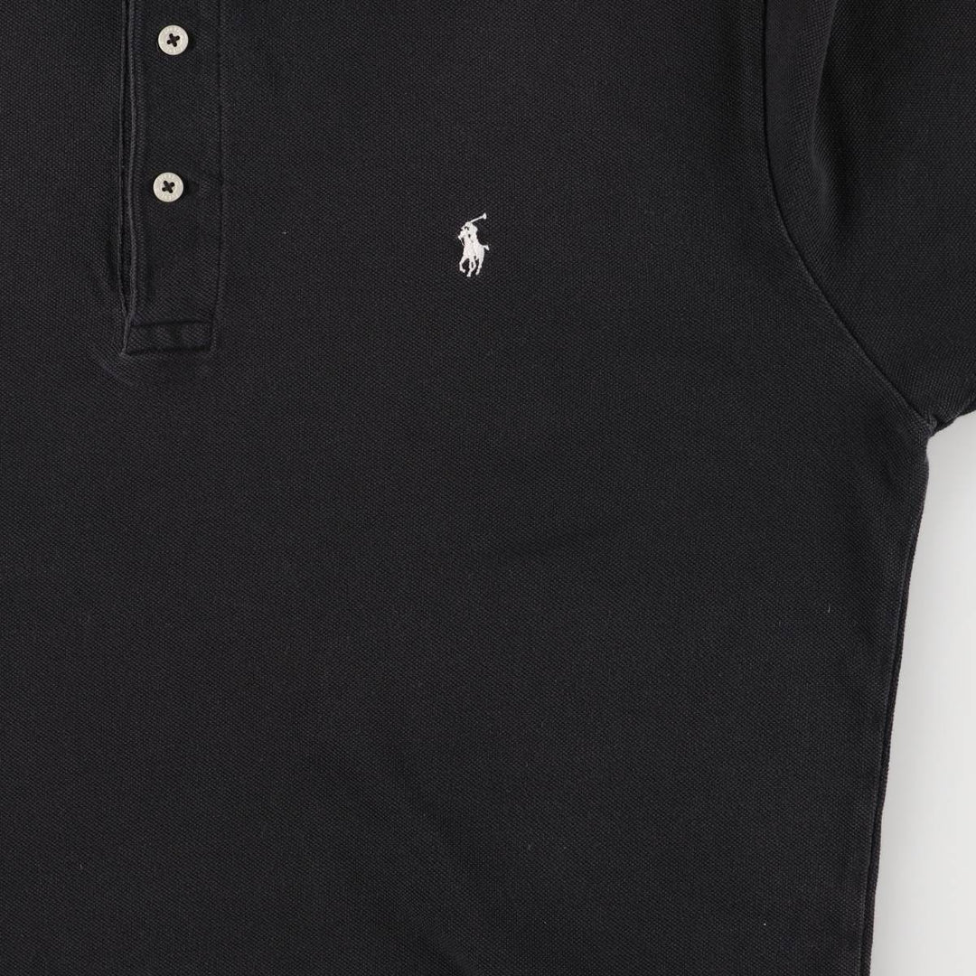 Ralph Lauren POLO GOLF Short Sleeve Polo Shirt Men's M cotton black type Vintage Second Hand