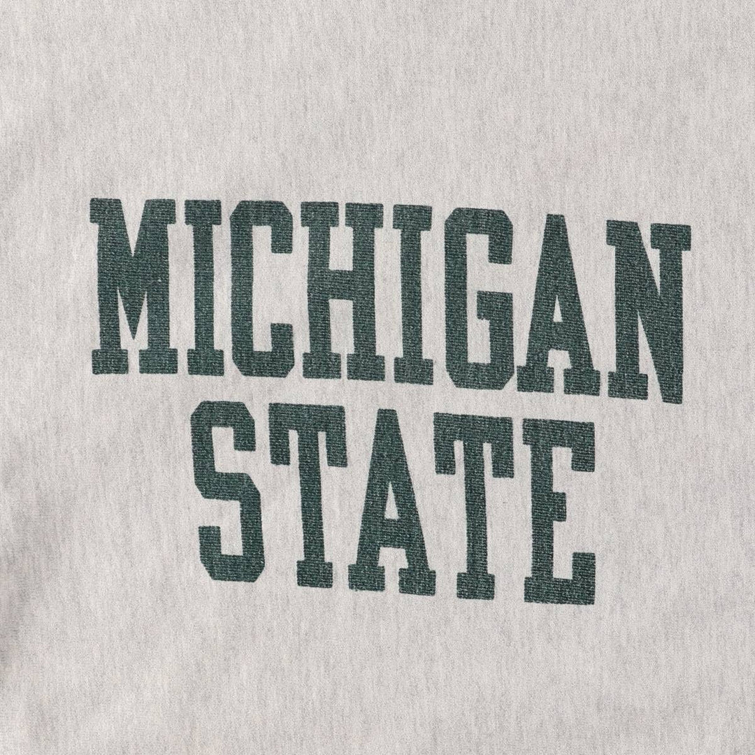 Vintage 90'S Champion Reverse Weave College Sweatshirt with Embroidered Tag, Made in USA, Men's XXL cotton gray type Vintage Second Hand