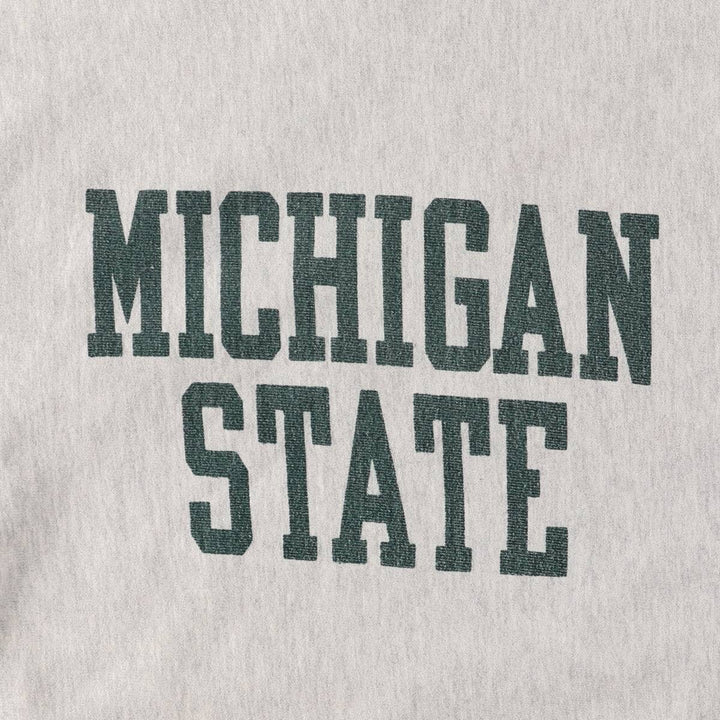 Vintage 90'S Champion Reverse Weave College Sweatshirt with Embroidered Tag, Made in USA, Men's XXL cotton gray type Vintage Second Hand