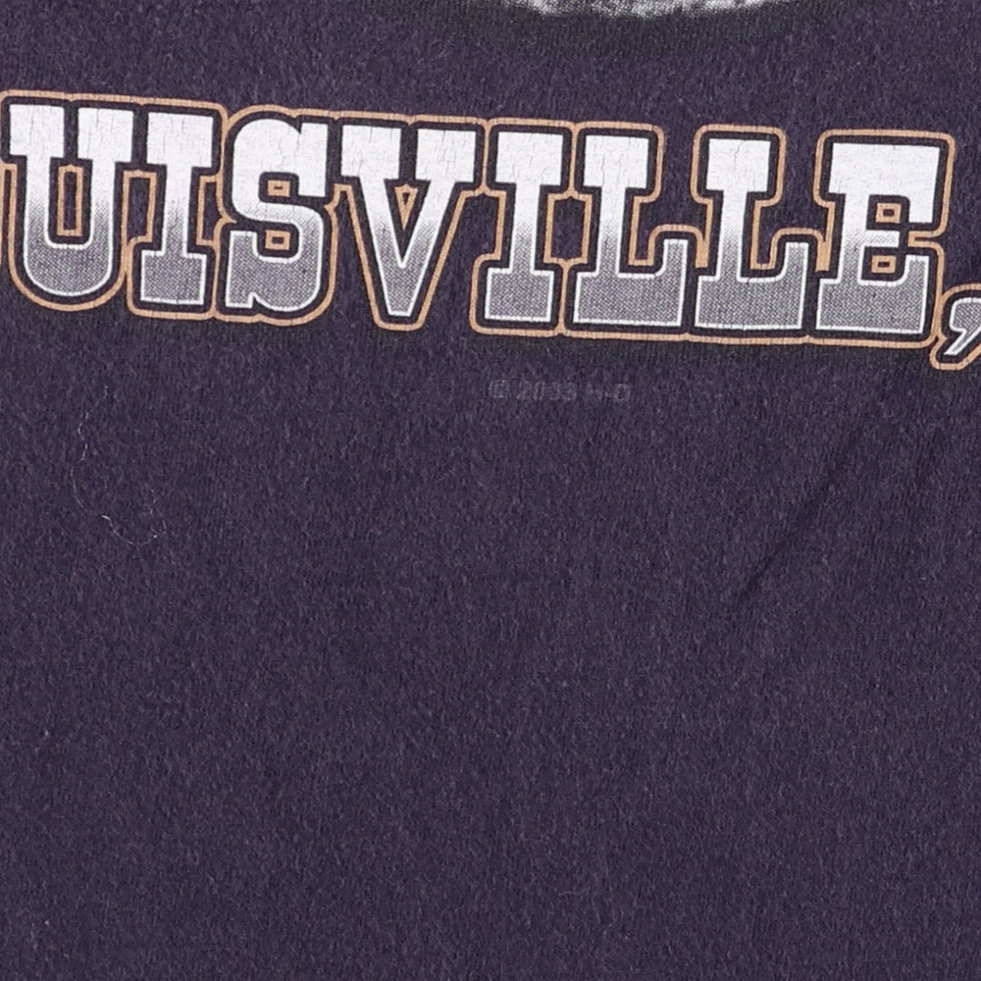 00'S Harley-Davidson Motorcycle Bike T-shirt Made in USA Men's L size cotton black type Vintage Second Hand