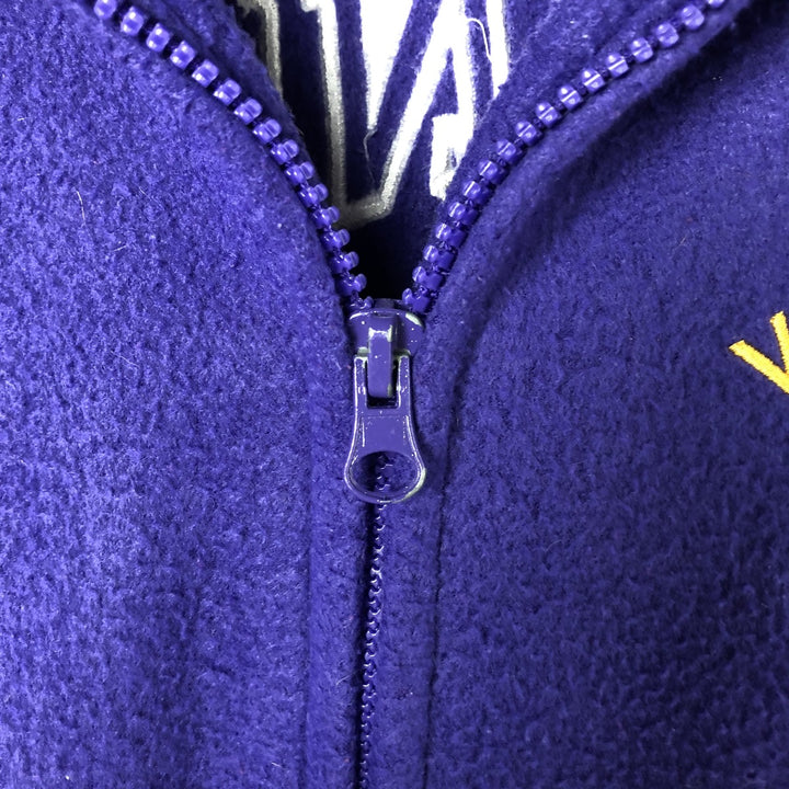 NFL Minnesota Vikings Back Logo Fleece Full-Zip Hoodie, Men's Size L unclear purple type Vintage Second Hand