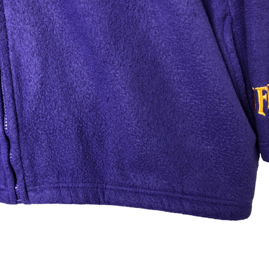 NFL Minnesota Vikings Back Logo Fleece Full-Zip Hoodie, Men's Size L unclear purple type Vintage Second Hand