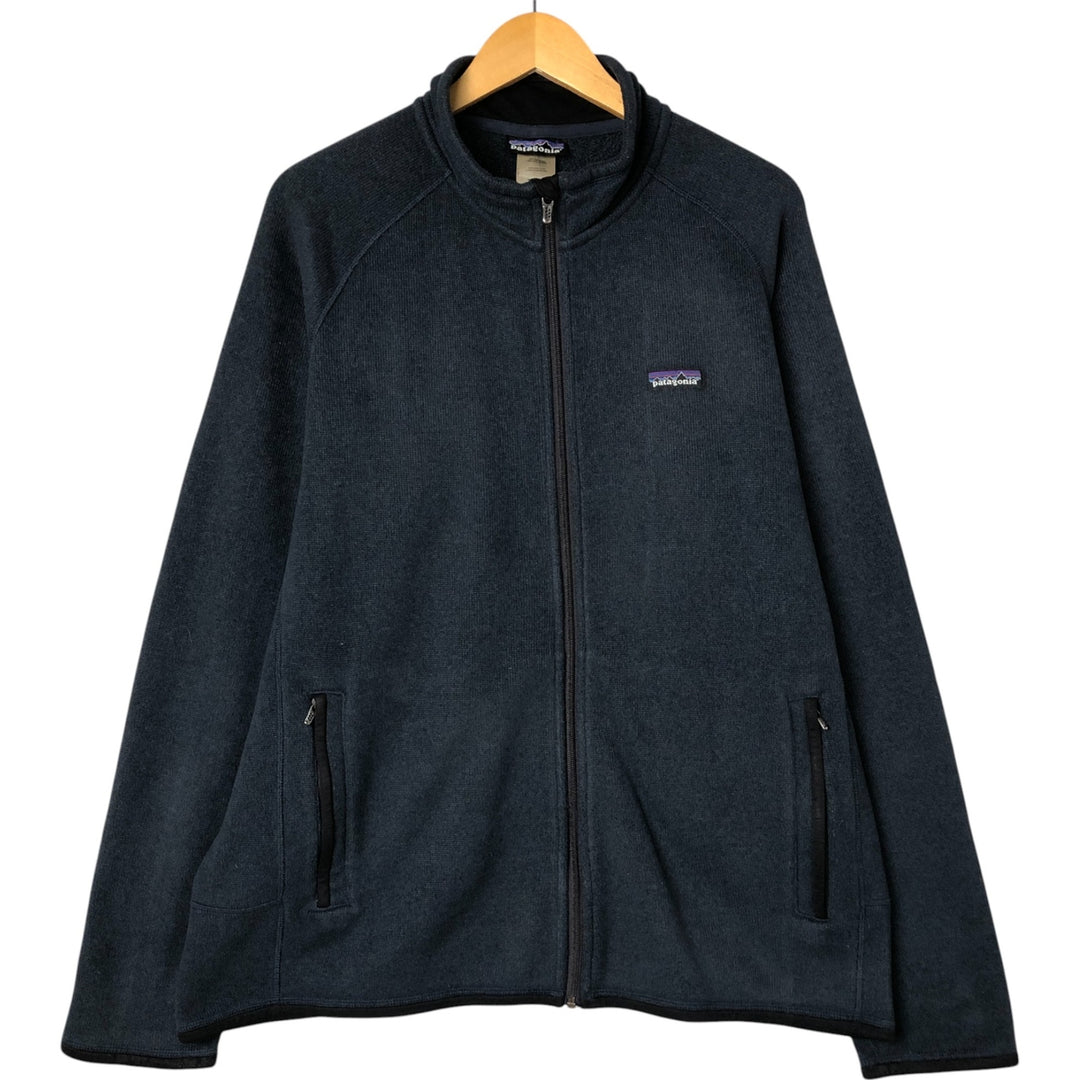 2000'S Patagonia Better Sweater Jacket 25525S0 Fleece Jacket, Men's XL polyester navy blue type Vintage Second Hand