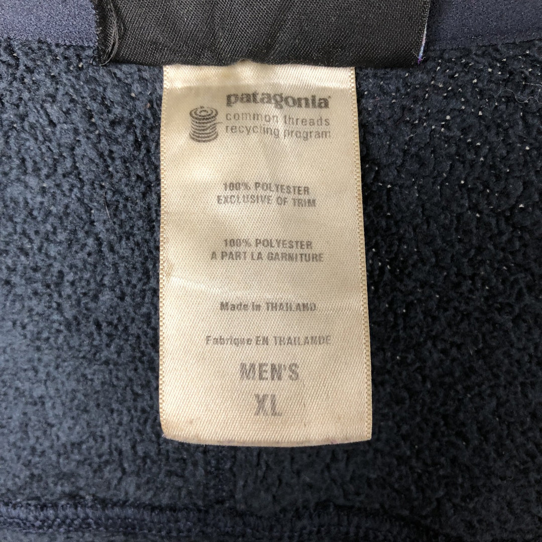 2000'S Patagonia Better Sweater Jacket 25525S0 Fleece Jacket, Men's XL polyester navy blue type Vintage Second Hand