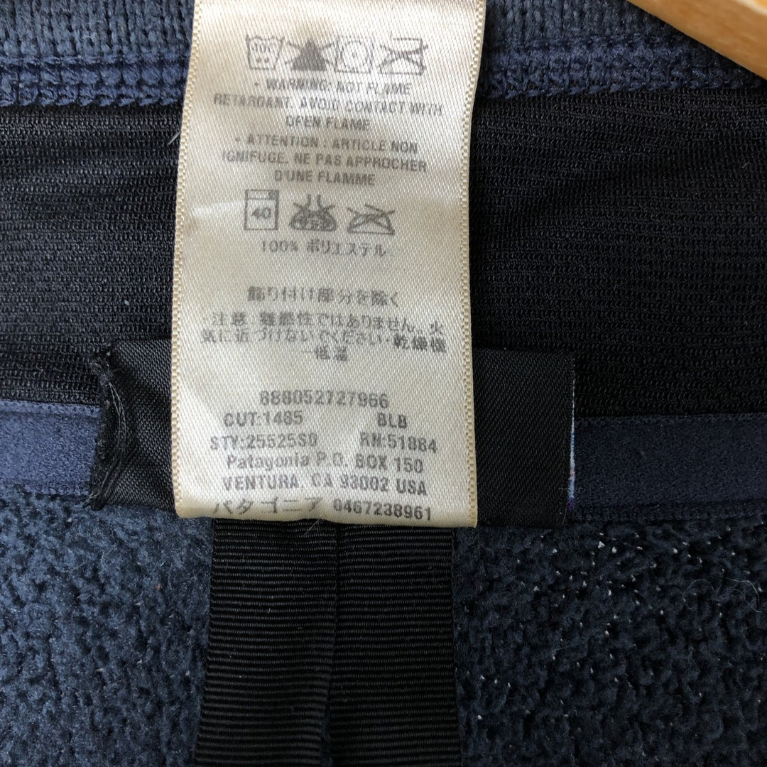 2000'S Patagonia Better Sweater Jacket 25525S0 Fleece Jacket, Men's XL polyester navy blue type Vintage Second Hand
