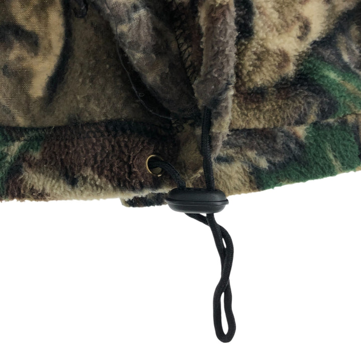SPECIAL FORCES Camouflage Pattern Realtree Camo Fleece Jacket, Men's Size L polyester Khaki type Vintage Second Hand