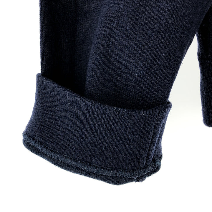 Lacoste fleece jacket, size 4, men's size M wool navy blue type Vintage Second Hand