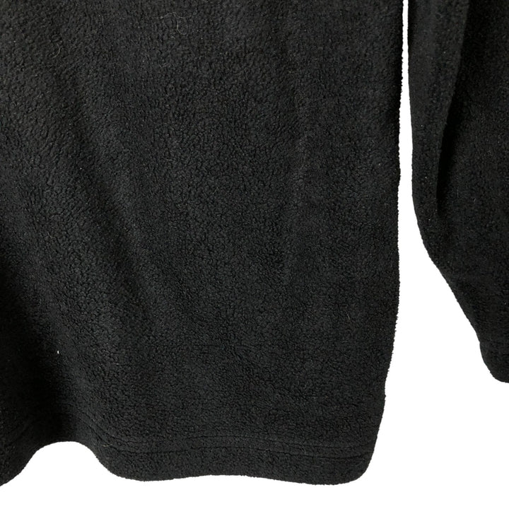 2000s~ Reebok NFL New York Jets Half-Zip Fleece Pullover, Men's Size L polyester black type Vintage Second Hand