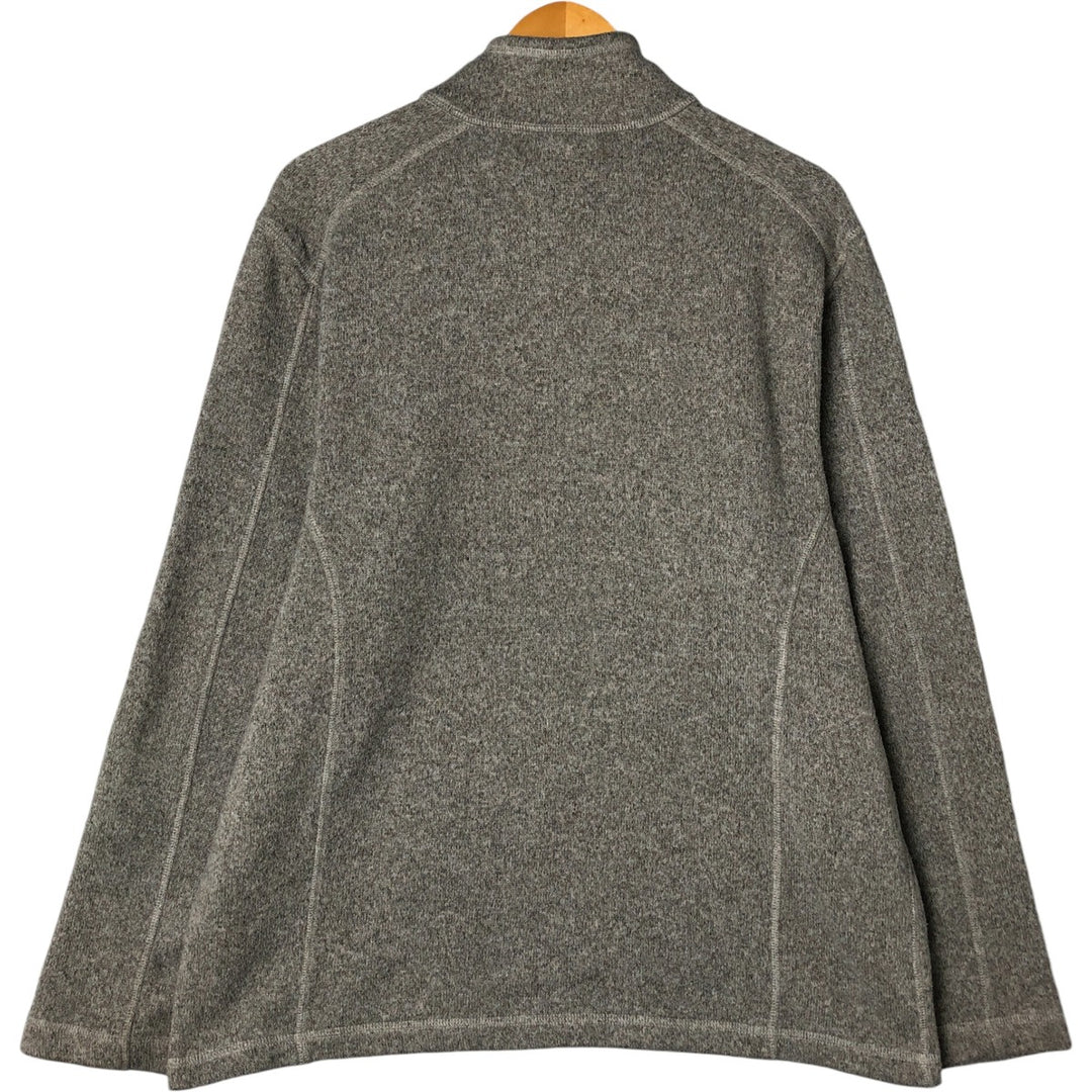 The North Face Half-Zip Fleece Pullover, Men's Size L polyester gray type Vintage Second Hand