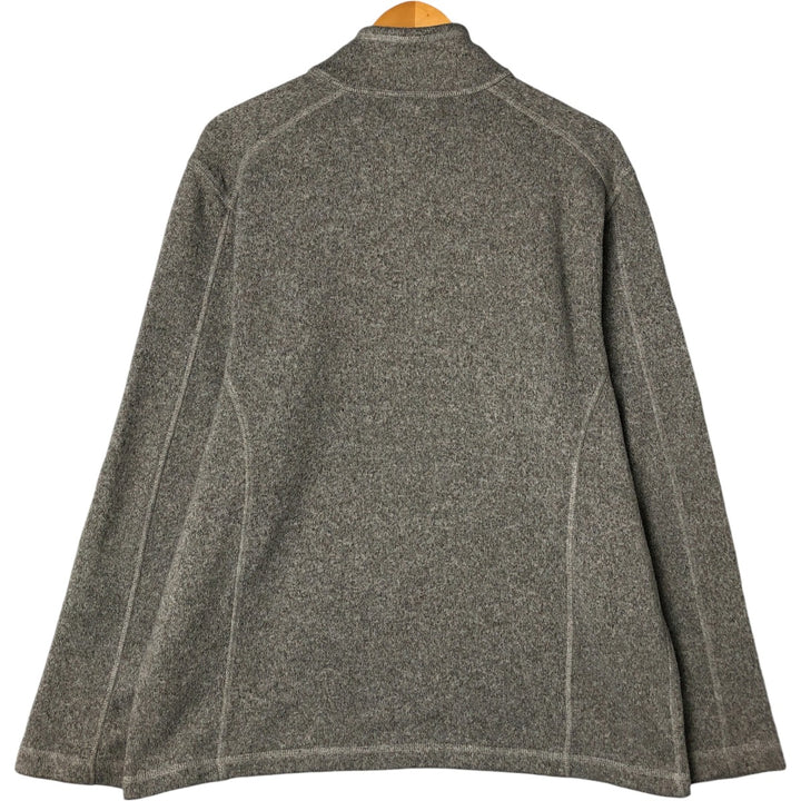 The North Face Half-Zip Fleece Pullover, Men's Size L polyester gray type Vintage Second Hand