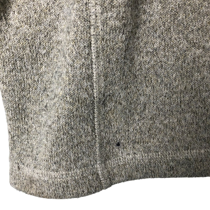 The North Face Half-Zip Fleece Pullover, Men's Size L polyester gray type Vintage Second Hand