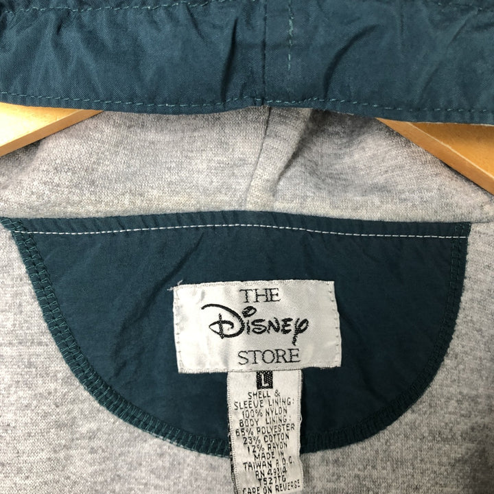 90'S Disney Store THE Disney STORE POOH Winnie the Pooh Tigger Nylon Parka, Men's Size L, Vintage Nylon Khaki type Vintage Second Hand