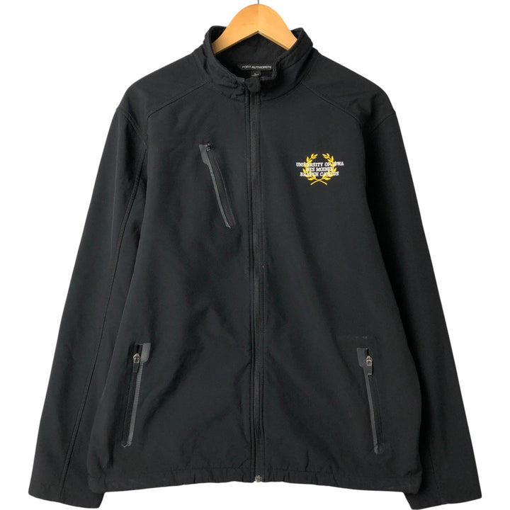 Port Authority Windbreaker, Men's Size L polyester black type Vintage Second Hand