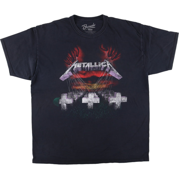 Bravado METALLICA Metallica Band T-Shirt Band Tee Men's XL cotton black type Vintage Second Hand