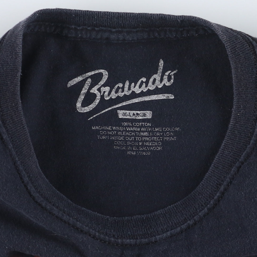 Bravado METALLICA Metallica Band T-Shirt Band Tee Men's XL cotton black type Vintage Second Hand