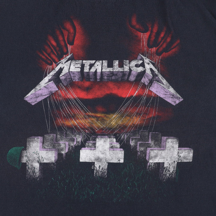 Bravado METALLICA Metallica Band T-Shirt Band Tee Men's XL cotton black type Vintage Second Hand