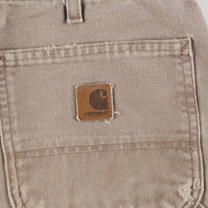 00'S Carhartt Dungaree Fit Duck Painter Pants Men's W32 equivalent cotton Beige type Vintage Second Hand