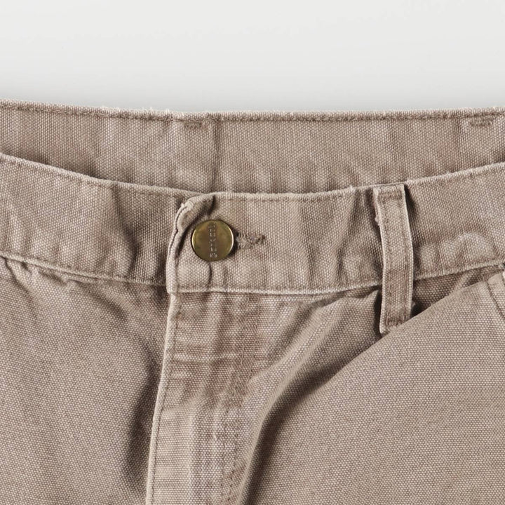 00'S Carhartt Dungaree Fit Duck Painter Pants Men's W32 equivalent cotton Beige type Vintage Second Hand