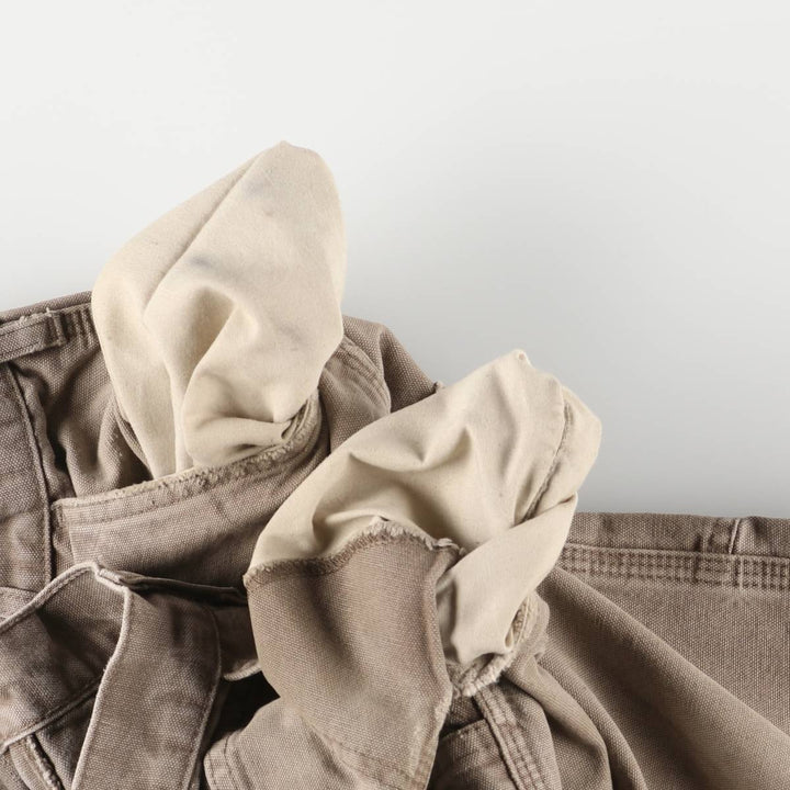 00'S Carhartt Dungaree Fit Duck Painter Pants Men's W32 equivalent cotton Beige type Vintage Second Hand