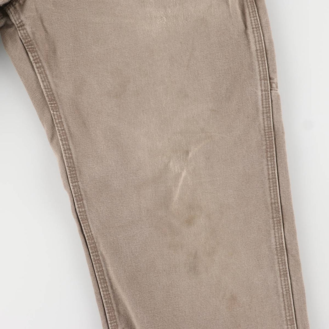00'S Carhartt Dungaree Fit Duck Painter Pants Men's W32 equivalent cotton Beige type Vintage Second Hand