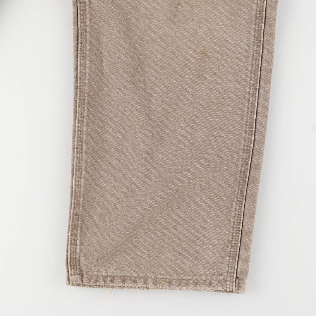 00'S Carhartt Dungaree Fit Duck Painter Pants Men's W32 equivalent cotton Beige type Vintage Second Hand