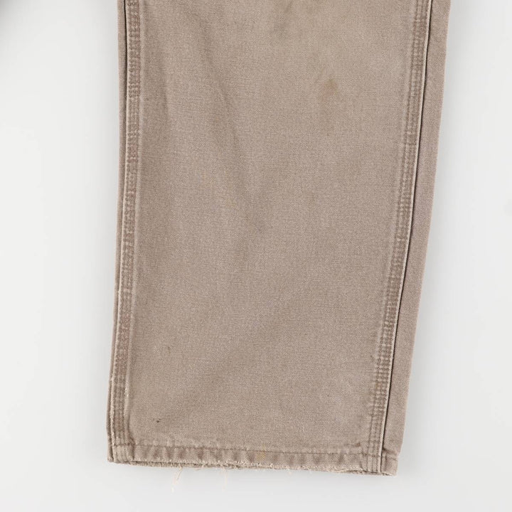 00'S Carhartt Dungaree Fit Duck Painter Pants Men's W32 equivalent cotton Beige type Vintage Second Hand
