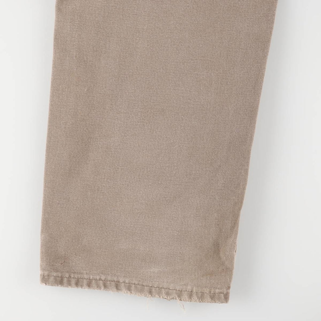 00'S Carhartt Dungaree Fit Duck Painter Pants Men's W32 equivalent cotton Beige type Vintage Second Hand