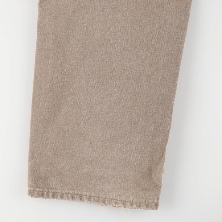 00'S Carhartt Dungaree Fit Duck Painter Pants Men's W32 equivalent cotton Beige type Vintage Second Hand