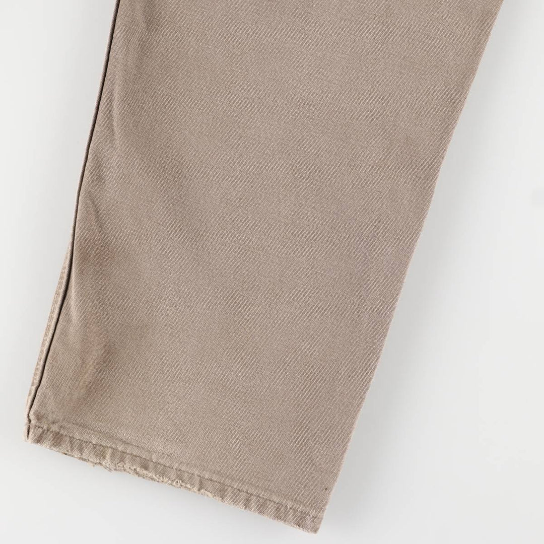 00'S Carhartt Dungaree Fit Duck Painter Pants Men's W32 equivalent cotton Beige type Vintage Second Hand