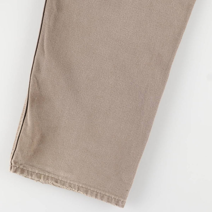 00'S Carhartt Dungaree Fit Duck Painter Pants Men's W32 equivalent cotton Beige type Vintage Second Hand