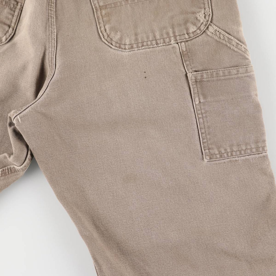 00'S Carhartt Dungaree Fit Duck Painter Pants Men's W32 equivalent cotton Beige type Vintage Second Hand